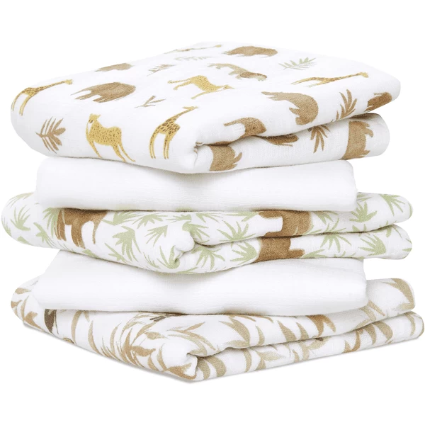 Aden +anais™ Burp Cloth 5-Pack Tanzanie 1 Aden +anais™ Burp Cloth 5-Pack Tanzanie