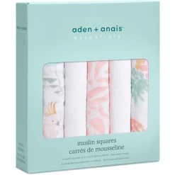 Aden + Anais™ Essential S Boerendoekjes Tropical Ia Pak Van -Babyverzorging Deals aden anais essential s boerendoekjes tropical ia pak van a315501 3