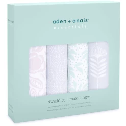 Aden + Anais™ Essential S Katoenen Mousseline Draagdoek 4 Pak Damsel 7 Aden + Anais™ Essential S Katoenen Mousseline Draagdoek 4 Pak Damsel -Babyverzorging Deals aden anais essential s katoenen mousseline draagdoek 4 pak damsel a390104 2