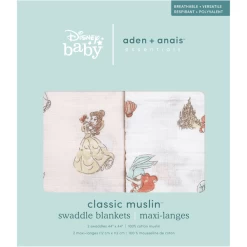 Aden + Anais™ Essential S Pucktuch Disney Prince Ss 2-pack -Babyverzorging Deals aden anais essential s pucktuch disney prince ss 2 pack a378450 3