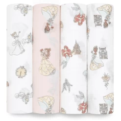 Aden + Anais™ Essential S Pucktuch Disney Prince Ss 4-pack
