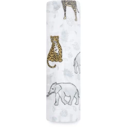 Aden + Anais™ Grote Katoenen Mousseline Draagdoek Jungle - Tropical -Babyverzorging Deals aden anais grote katoenen mousseline draagdoek jungle tropical a376206 4