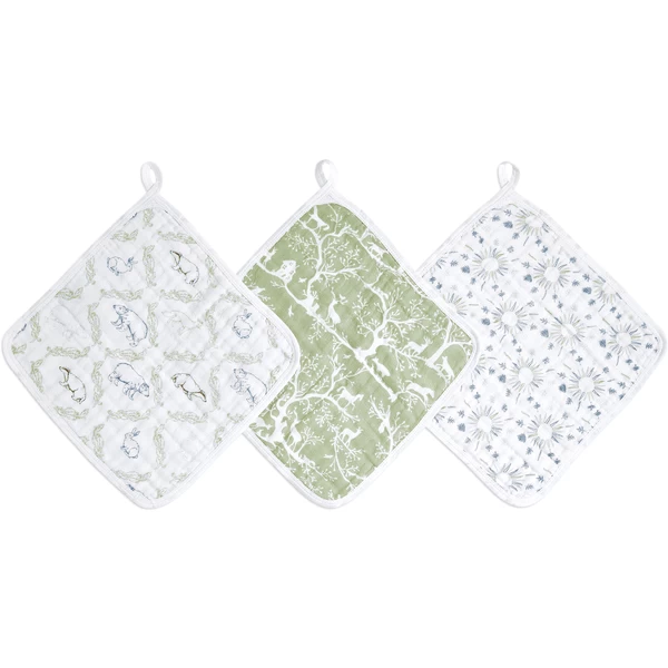 Aden +anais™ Musslin Washandje 3-Pack Harmony 1 Aden +anais™ Musslin Washandje 3-Pack Harmony