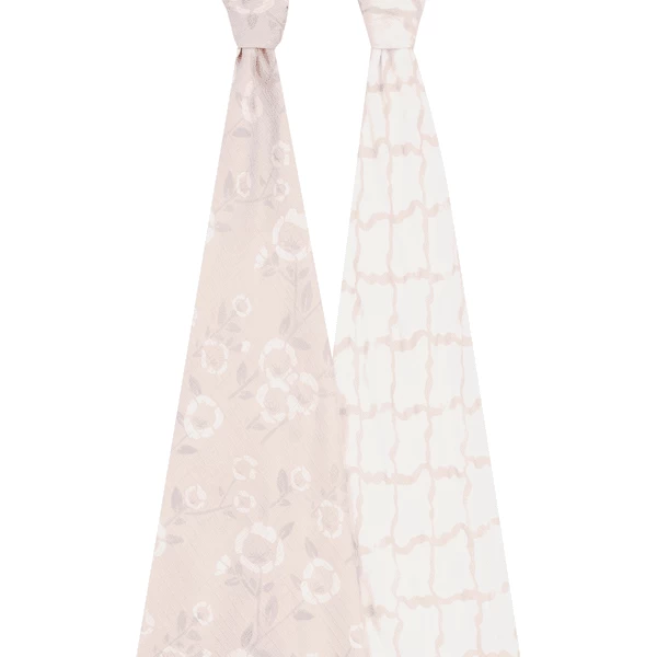 Aden + Anais™ Zijdezachte Mousseline Draagdoek 2 Pak Stencil 2 Aden + Anais™ Zijdezachte Mousseline Draagdoek 2 Pak Stencil - Afbeelding 2