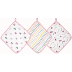 Aden ® Disney Washandje Floral Fauna 3-pack