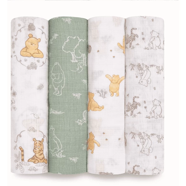 Aden ® Puck Handdoeken Winnie + Friends Pakje Van 1 Aden ® Puck Handdoeken Winnie + Friends Pakje Van