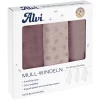 Alvi ® Gaasluiers 3-pack Krullende Stippen 80 X 80 Cm