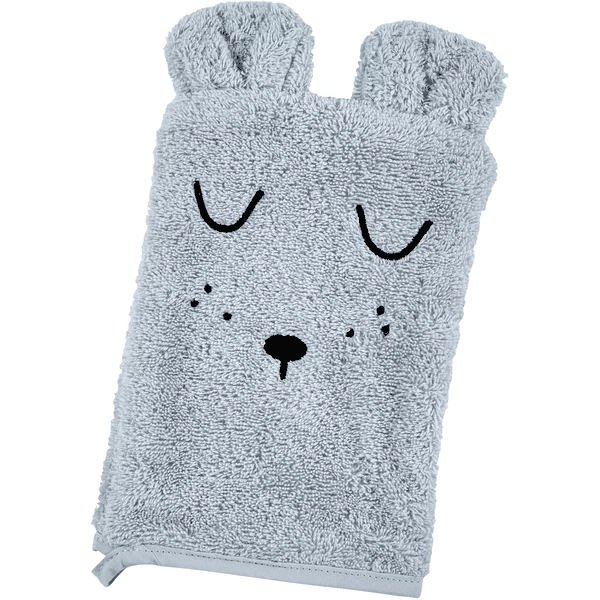 Alvi ® Terry Set Badhanddoek Met Capuchon En Washandje Lichtblauw 5 Alvi ® Terry Set Badhanddoek Met Capuchon En Washandje Lichtblauw - Afbeelding 5