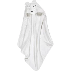 Alvi ® Terry Set Badhanddoek Met Capuchon En Washandje Wit -Babyverzorging Deals alvi terry set badhanddoek met capuchon en washandje wit a312984 3