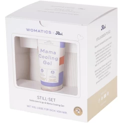 Alvi ®x Womatics Borstvoedingsset: Borstvoedingskussen To Go & Mama Cooling Gel