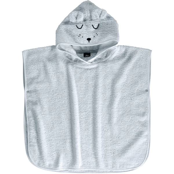 Alvi ® Zwemponcho Gezichten Blauw 60 X 60 Cm 2 Alvi ® Zwemponcho Gezichten Blauw 60 X 60 Cm - Afbeelding 2