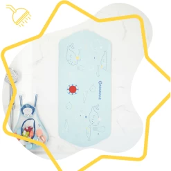 Badabulle Badmat XXL Met Thermometer Zeedieren -Babyverzorging Deals badabulle badmat xxl met thermometer zeedieren a327672 2