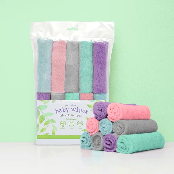 Bambino Mio Wet Wipes Herbruikbaar, Pak Van 10, Cloud 3 Bambino Mio Wet Wipes Herbruikbaar, Pak Van 10, Cloud - Afbeelding 3