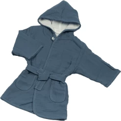 Be Be 's Collection Mousseline Badjas Donkerblauw -Babyverzorging Deals be be s collection mousseline badjas donkerblauw a325028 2