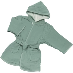 Be Be 's Collection Mousseline Badjas Groen