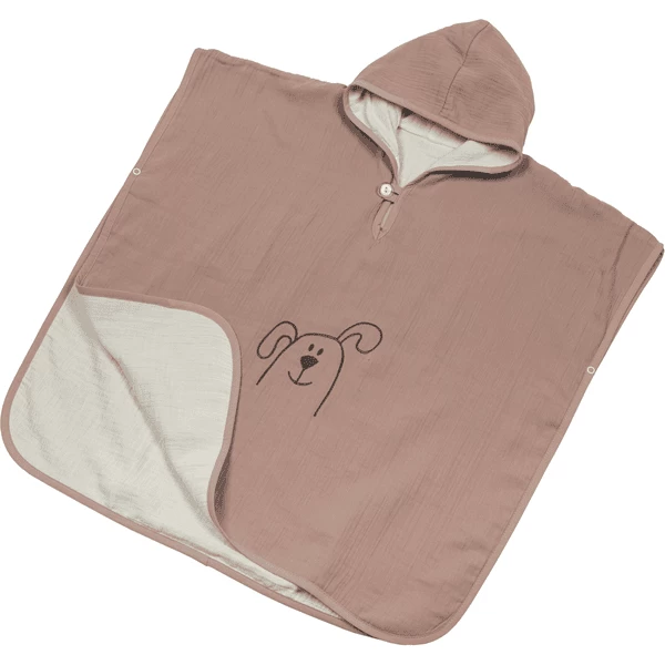 Be Be 's Collection Mousseline Badponcho Oud Roze 2-5 Jaar 1 Be Be 's Collection Mousseline Badponcho Oud Roze 2-5 Jaar