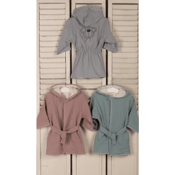 Be Be 's Collection Muslin Badjas Grijs -Babyverzorging Deals be be s collection muslin badjas grijs a325007 4