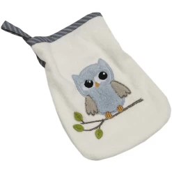 Be Be 's Collection Washandje Uilen Blauw