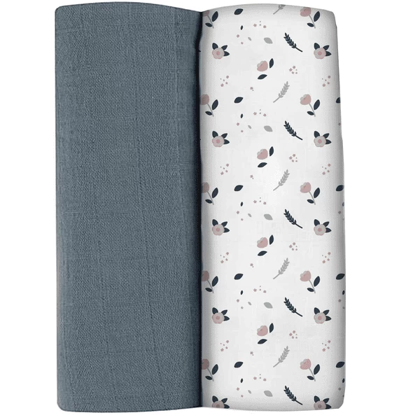 BEABA ® Set Van 2 Burp Doeken Mirage Storm/Spring Flower 120 X 120 Cm 1 BEABA ® Set Van 2 Burp Doeken Mirage Storm/Spring Flower 120 X 120 Cm