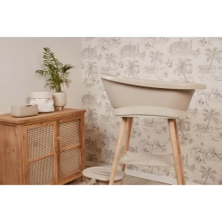 Bébé-jou ® Badstandaard Sense Edition Taupe -Babyverzorging Deals bebe jou badstandaard sense edition taupe a383930 4