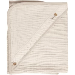 Bébé-jou Bébé Jou® Handdoek Met Kap Zuiver Cotton Sand
