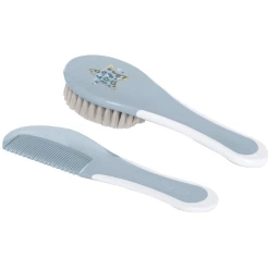 Bébé-jou ® Kam En Borstel Luipaard Blauw