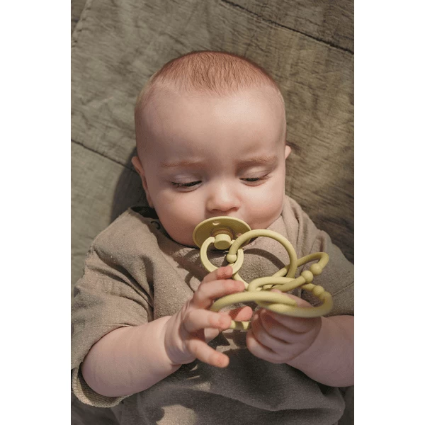 BIBS Loops Ivory/Honey Bee/Sand 12 Stuks 2 BIBS Loops Ivory/Honey Bee/Sand 12 Stuks - Afbeelding 2