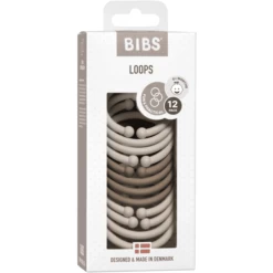 BIBS Loops Sand /Dark Oak/ Vanilla 12 Stuks -Babyverzorging Deals bibs loops sand dark oak vanilla 12 stuks a345881 3