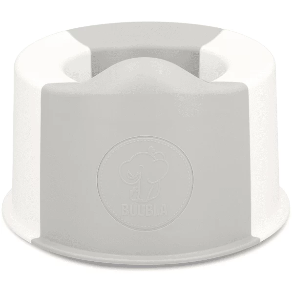 Buubla Reispotje Wit/lichtgrijs 2 Buubla Reispotje Wit/lichtgrijs - Afbeelding 2