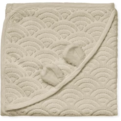 Cam Cam Copenhagen Cam Cam® COPENHAGEN Badhanddoek Met Oren Baby Beige