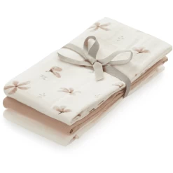 Cam Cam Copenhagen Gaasdoek 3-pack Wind Flower Crème Bruin Beige -Babyverzorging Deals cam cam copenhagen gaasdoek 3 pack wind flower creme bruin beige a370911 2