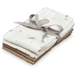 Cam Cam Copenhagen Cam Cam® COPENHAGEN Washandje Mousseline 4-pack Mix Dream Land