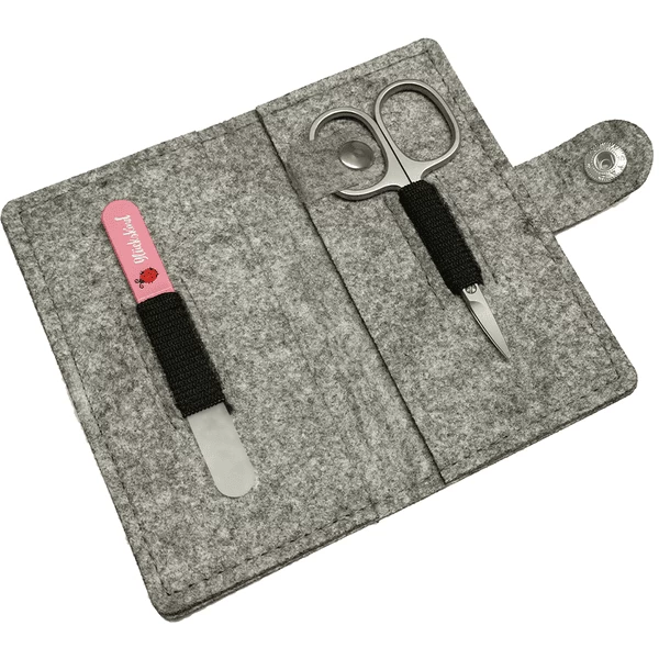 Canal® Manicure Set Met Vilten Etui In Baby Roze 1 Canal® Manicure Set Met Vilten Etui In Baby Roze