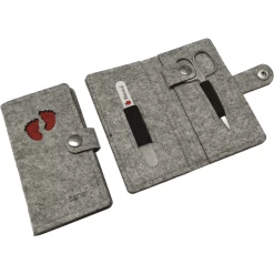 Canal® Manicure Set Met Vilten Etui In Babyrood -Babyverzorging Deals canal manicure set met vilten etui in babyrood a350083 3