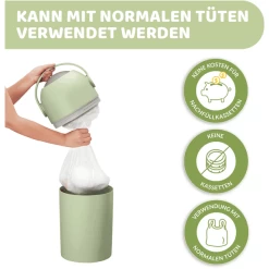 Chicco Luieremmer Geurverdrijver In Groen -Babyverzorging Deals chicco luieremmer geurverdrijver in groen a313732 4