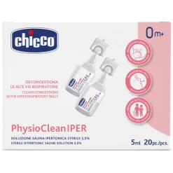 Chicco Zoutoplossing Fysio Clean 20 Stuks, 5 Ml
