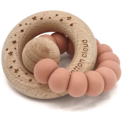 De Cotton Clou Silicone Bijtring Rond Blush -Babyverzorging Deals de cotton clou silicone bijtring rond blush a320458 2