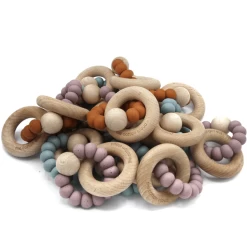 De Cotton Clou Silicone Bijtring Rond Blush -Babyverzorging Deals de cotton clou silicone bijtring rond blush a320458 3