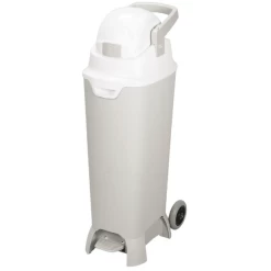 Diaper Champ Luieremmer ONE Maxi Handsfree Plus, Zilver/wit