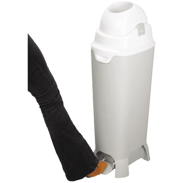 Diaper Champ Luieremmer ONE Maxi Handsfree, Zilver/wit 3 Diaper Champ Luieremmer ONE Maxi Handsfree, Zilver/wit - Afbeelding 3