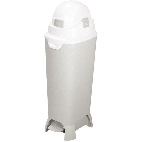 Diaper Champ Luieremmer ONE Maxi Handsfree, Zilver/wit 1 Diaper Champ Luieremmer ONE Maxi Handsfree, Zilver/wit