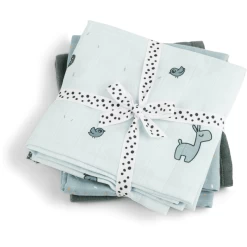Done By Deer ™ Gaasluiers 3-Pack Lalee Blauw -Babyverzorging Deals done by deer gaasluiers 3 pack lalee blauw a341913 3