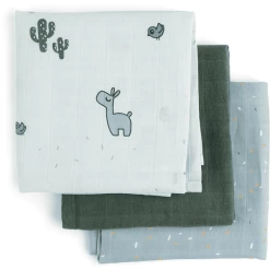 Done By Deer ™ Gaasluiers 3-Pack Lalee Blauw -Babyverzorging Deals done by deer gaasluiers 3 pack lalee blauw a341913 4