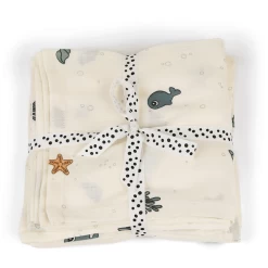 Done By Deer ™ Gaasluiers Zee Friends 3-pack -Babyverzorging Deals done by deer gaasluiers zee friends 3 pack a342114 2