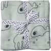 Done By Deer ™ Spit Towel 2-pack Friends Zeeblauw