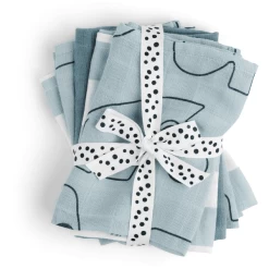 Done By Deer ™ Washandje 5-pack Hert Friends Blauw -Babyverzorging Deals done by deer washandje 5 pack hert friends blauw a341907 2