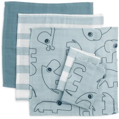 Done By Deer ™ Washandje 5-pack Hert Friends Blauw -Babyverzorging Deals done by deer washandje 5 pack hert friends blauw a341907 3