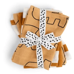 Done By Deer ™ Washandje 5-pack Herten Friends Geel