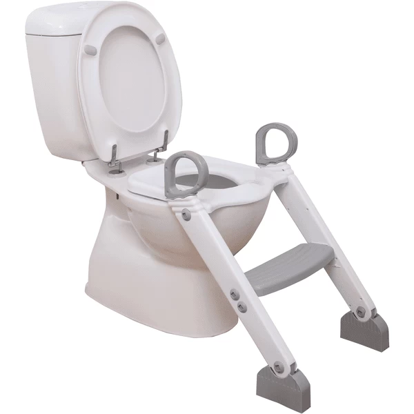 Dreambaby Dream Baby ® Toilettrainer Met Ladder In Grijs/wit 3 Dreambaby Dream Baby ® Toilettrainer Met Ladder In Grijs/wit - Afbeelding 3