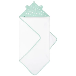 Emma & Noah Badhanddoek Met Kap Stippen Mint 80 X 80 Cm -Babyverzorging Deals emma amp noah badhanddoek met kap stippen mint 80 x 80 cm a292025 2